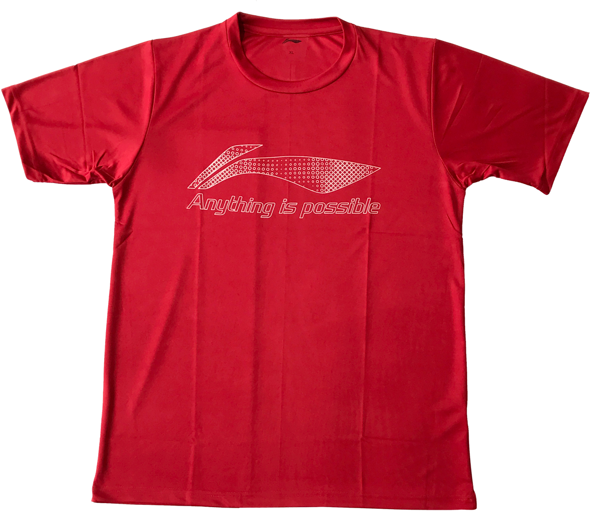 Li-Ning Roundneck T-Shirts - Anything Is Possible-Proshack.in