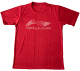 Li-Ning Roundneck T-Shirts - Anything Is Possible-Proshack.in