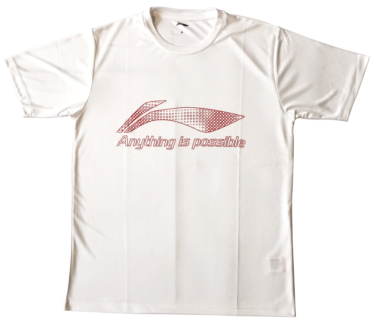 Li-Ning Roundneck T-Shirts - Anything Is Possible-Proshack.in
