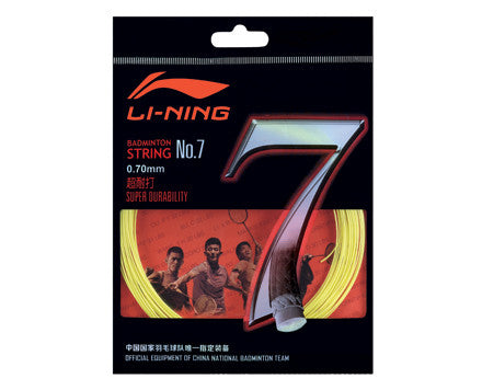 Li-Ning String No.7 Badminton Racket String (Pack of 5)-Proshack.in
